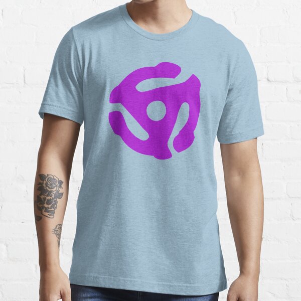green and purple graphic tee