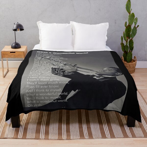 Item preview, Lóuìs Ármstròng What A Wonderful World Lyric designed and sold by FashionsRedBu.