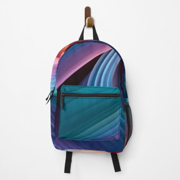 Item preview, 3D Layered Organic Forms: Light Emerald & Purple with Soft Gradients designed and sold by PaintbrushPlace.
