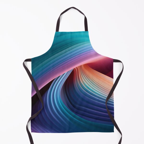 Item preview, 3D Layered Organic Forms: Light Emerald & Purple with Soft Gradients designed and sold by PaintbrushPlace.