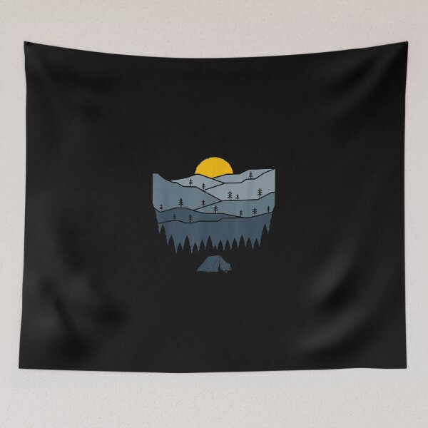 Item preview, Retro Sunset Camping And Hiking  designed and sold by JaimeWilsona.