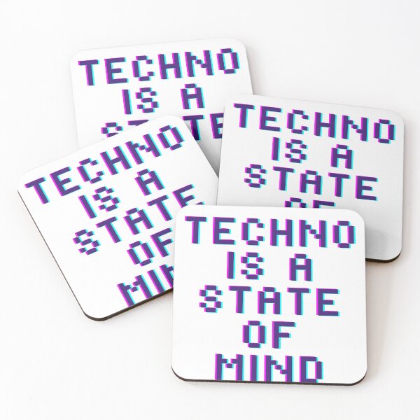 Aperçu de l'œuvre La techno est un problème d’état d’esprit créée et vendue par xxmegan-rosexx.