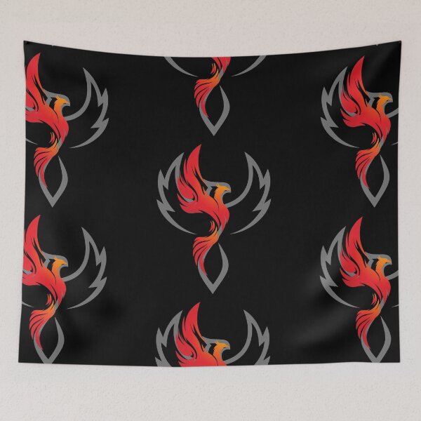 Item preview, Phoenix Rising, Fire and Ash on Black designed and sold by RnssncCo.