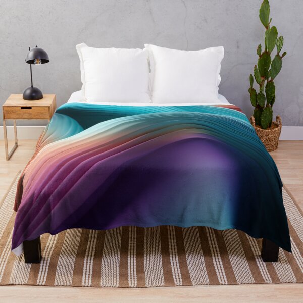 Item preview, 3D Haptic Art: Soft Gradients in Light Emerald & Purple designed and sold by PaintbrushPlace.