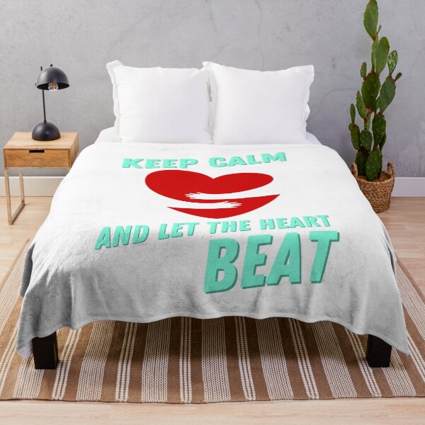 Item preview, Keep calm and let the heart beat designed and sold by CleanDecor.