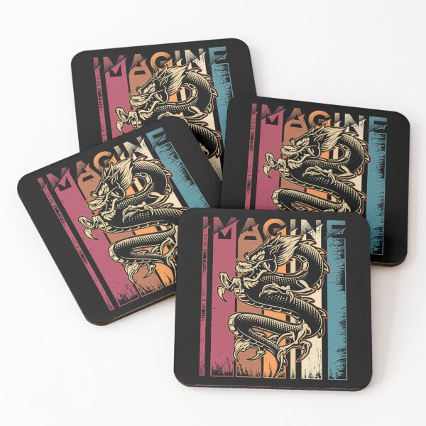 Item preview, Imagine Dragon Vintage Cool Art designed and sold by SpikesGenesis.