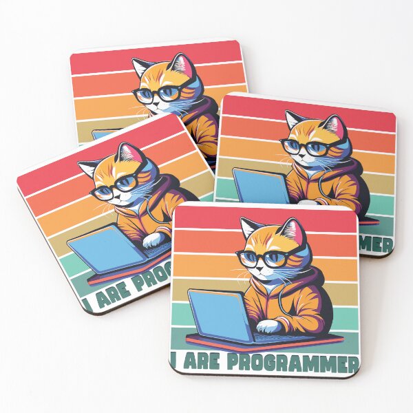 Item preview, I are programmer cat designed and sold by Gaalaxyz.