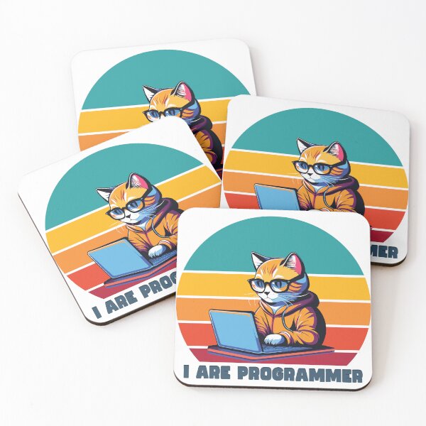 Item preview, I are programmer cute cat designed and sold by Gaalaxyz.