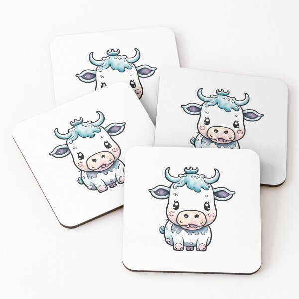 Item preview, Kawaii Chibi Cow designed and sold by Printsalotl.