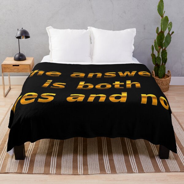 Item preview, The answer is both yes and no. designed and sold by chaiyarit.