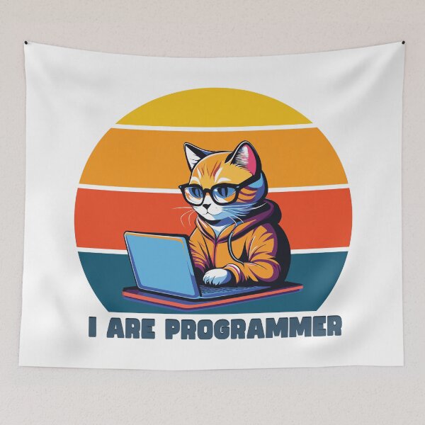 Item preview, I are programmer cute kitty designed and sold by Gaalaxyz.