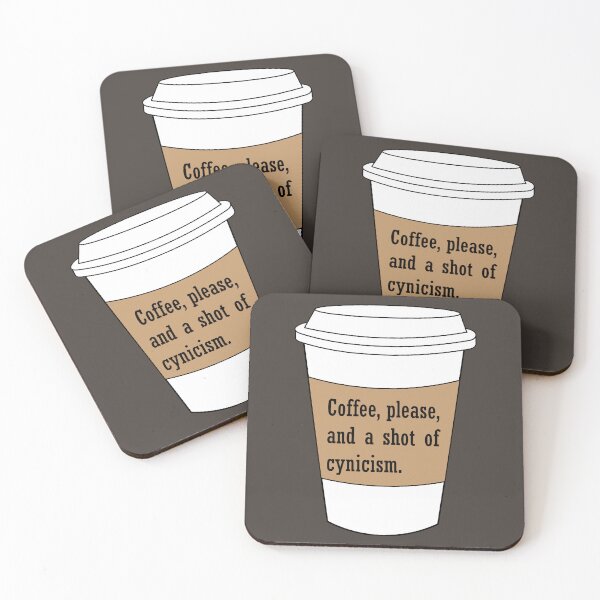 Item preview, Gilmore Girl Coffee Cynicism Quote designed and sold by NGOKAKI.