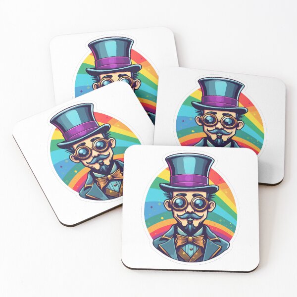 Item preview, Caballero steampunk arcoiris designed and sold by Maths-4-Nerds.