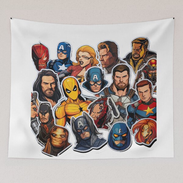 Item preview, Masked heroes designed and sold by abmkf.