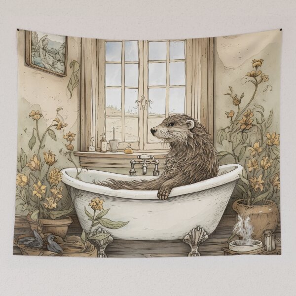 Item preview, Bathtime II designed and sold by Sasha Art Gallery.