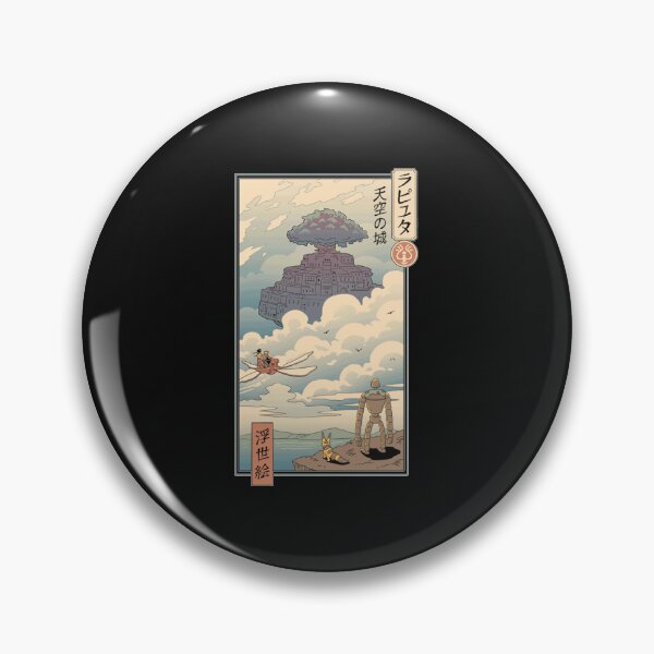 Item preview, Sky Castle Ukiyo E Classic T Shirt designed and sold by GntherKirscea.