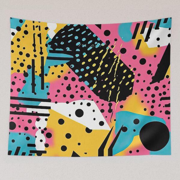 Item preview, Retro 80s and 90s Pop Memphis Pattern designed and sold by AeonAcademy.
