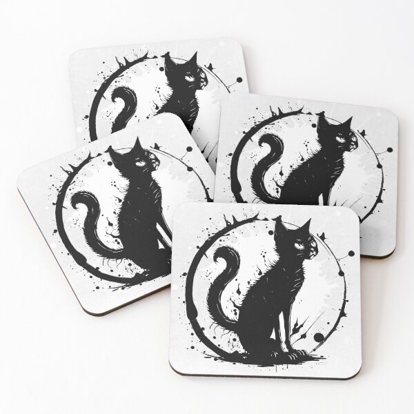 Item preview, Dark Ink Cats  designed and sold by tabemisa.