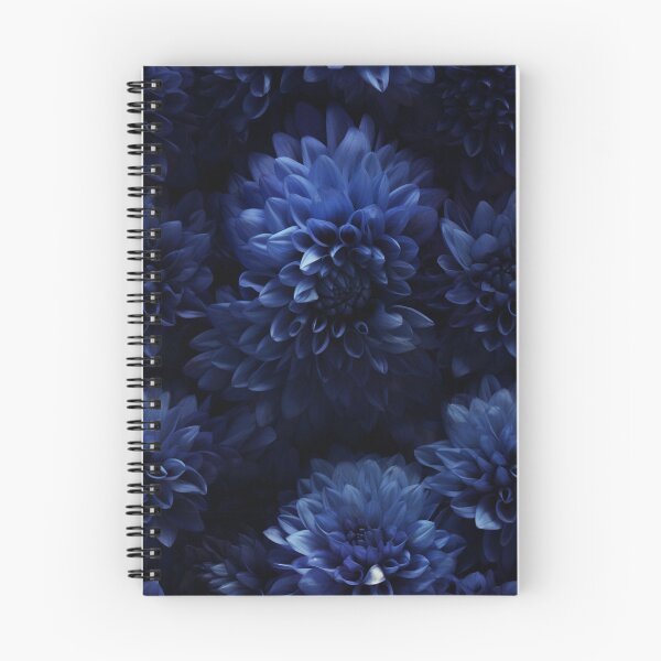 Item preview, Dark Blue Dahlias designed and sold by allthis.