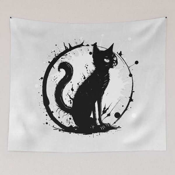 Item preview, Dark Ink Cats  designed and sold by tabemisa.