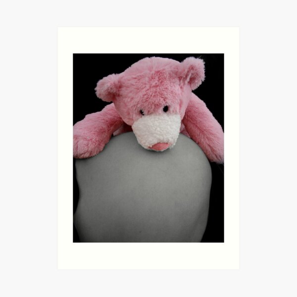 Belly Bump Bear Hugs Art Print