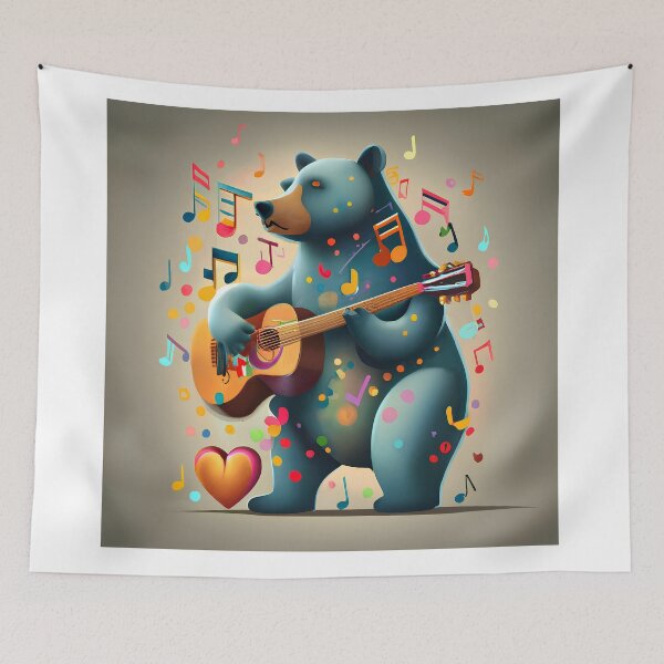 Item preview, Blue Bear Music designed and sold by SabyDigitalArt.