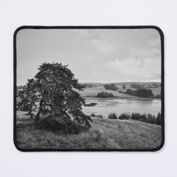Item preview, Sarkkilanjarvi in rain bw designed and sold by Jouko Lehto Photography.