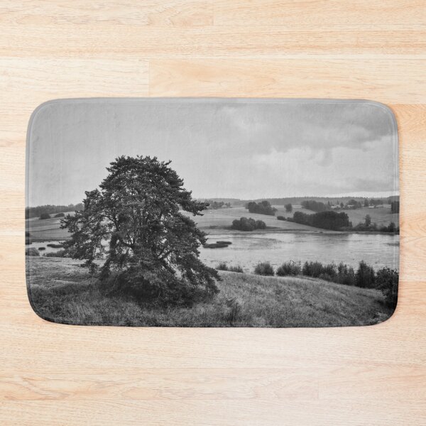 Item preview, Sarkkilanjarvi in rain bw designed and sold by Jouko Lehto Photography.