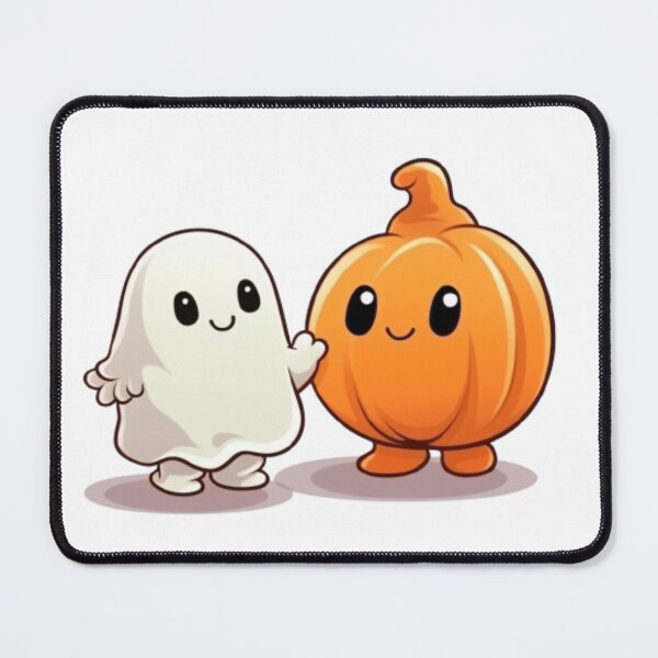 Item preview, Cute Pumpkin and Ghost Cartoon designed and sold by Brontox.