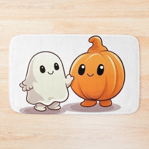 Item preview, Cute Pumpkin and Ghost Cartoon designed and sold by Brontox.