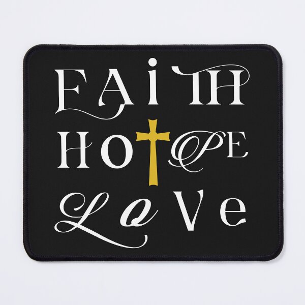 Aperçu de l'œuvre Foi espoir amour créée et vendue par AGIBISHOP.