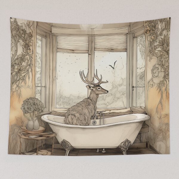 Item preview, Bathtime IX designed and sold by Sasha Art Gallery.