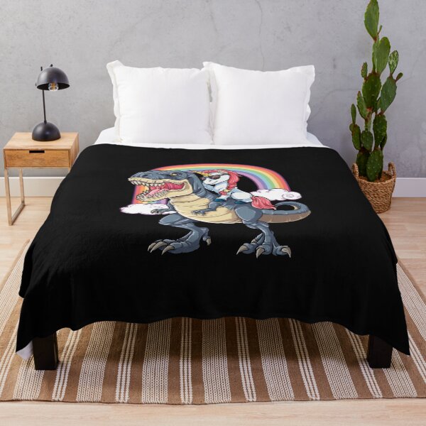 Item preview, Unicorn Riding Dinosaur T Rex Funny Unicorns Party Rainbow Squad Gifts for Kids Boys Girls E designed and sold by JonLang1.
