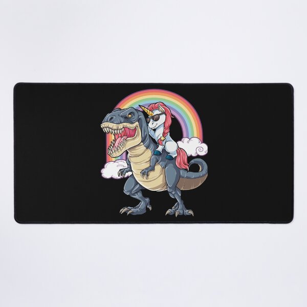 Item preview, Unicorn Riding Dinosaur T Rex Funny Unicorns Party Rainbow Squad Gifts for Kids Boys Girls E designed and sold by JonLang1.