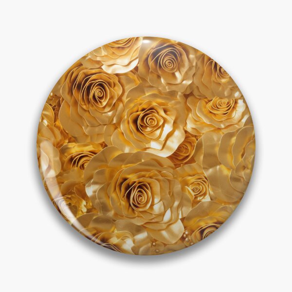 Item preview, Gold Roses Flowers designed and sold by allthis.