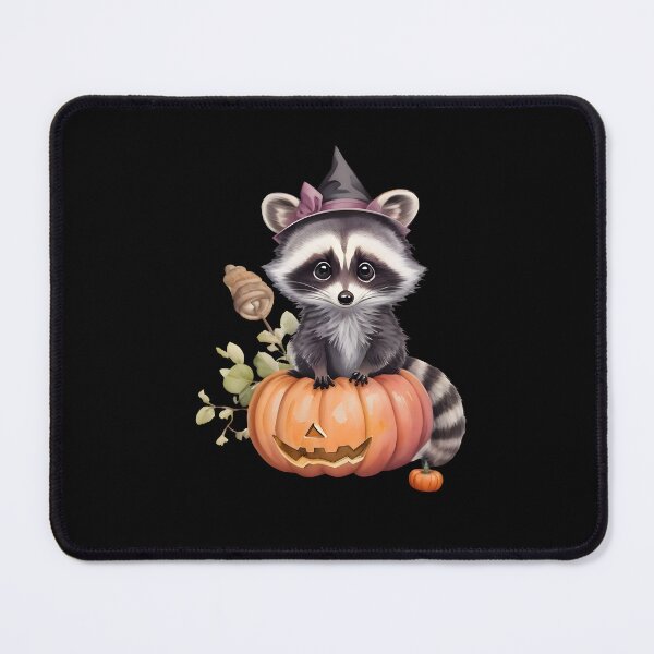 Item preview, Watercolor Hand Drawn Cute Halloween Raccoon designed and sold by BloomCatB.