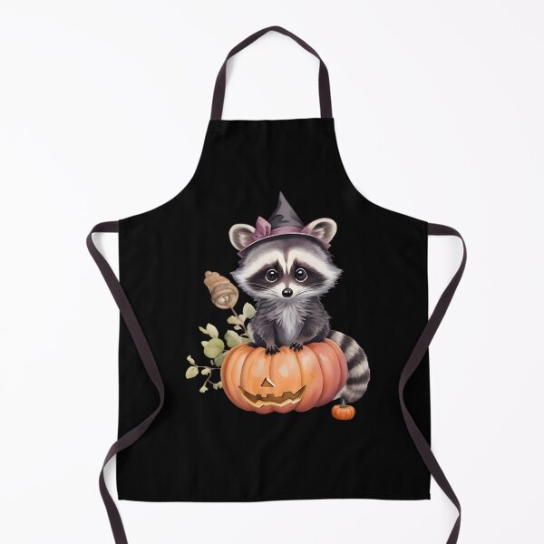 Item preview, Watercolor Hand Drawn Cute Halloween Raccoon designed and sold by BloomCatB.