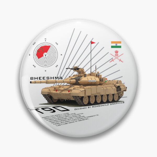 Item preview, T 90 Tank (Indian Army) designed and sold by romeokilo.
