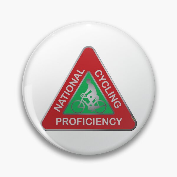 Item preview, National Cycling Proficiency Badge Sticker T-Shirt designed and sold by OuterShellUK.