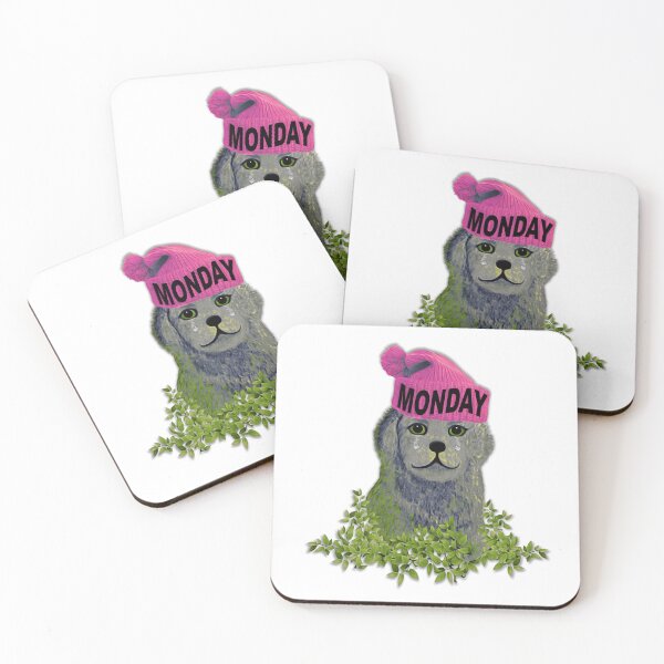 Item preview, Moody Monday Beanie Puppy designed and sold by KC Morcom.