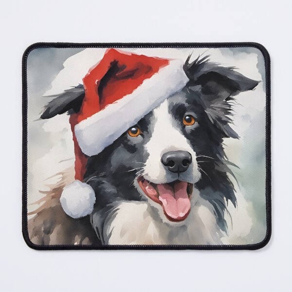 Item preview, Border Collie Sheepdog Christmas Santa Hat designed and sold by Ameiva-Apparel.