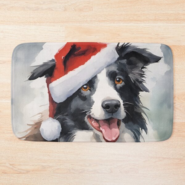Item preview, Border Collie Sheepdog Christmas Santa Hat designed and sold by Ameiva-Apparel.