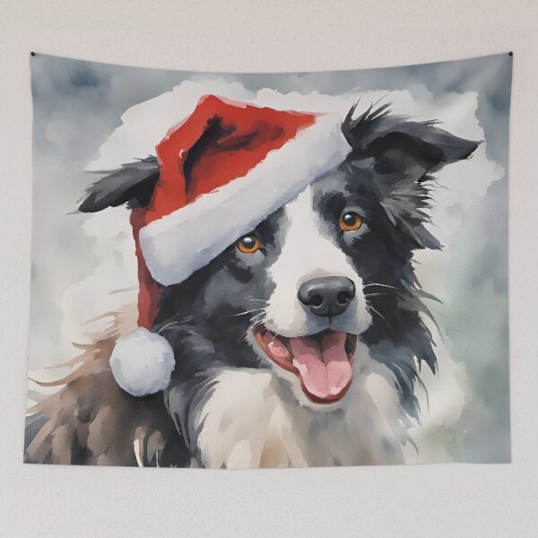Item preview, Border Collie Sheepdog Christmas Santa Hat designed and sold by Ameiva-Apparel.