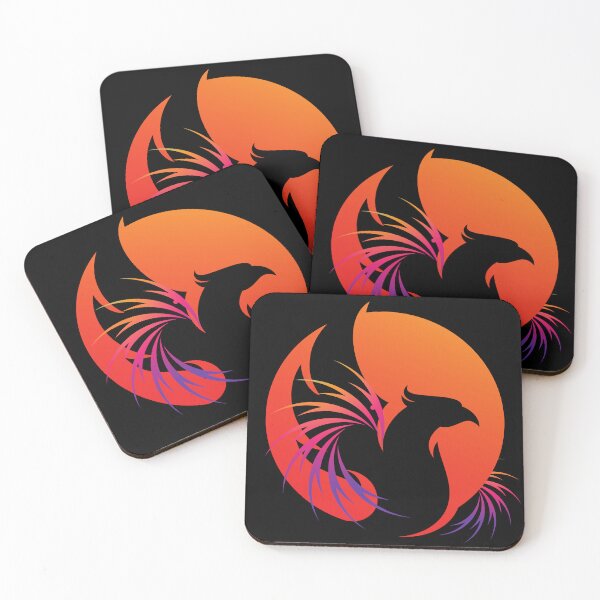 Item preview, Circle of Life, Fire Phoenix on Black designed and sold by RnssncCo.