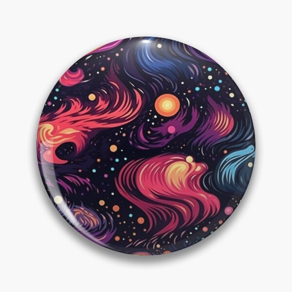 Artikelvorschau, Kosmisches, Stern-, Weltraummuster, inspiriert von Starfield entworfen und verkauft von MidArtForge.