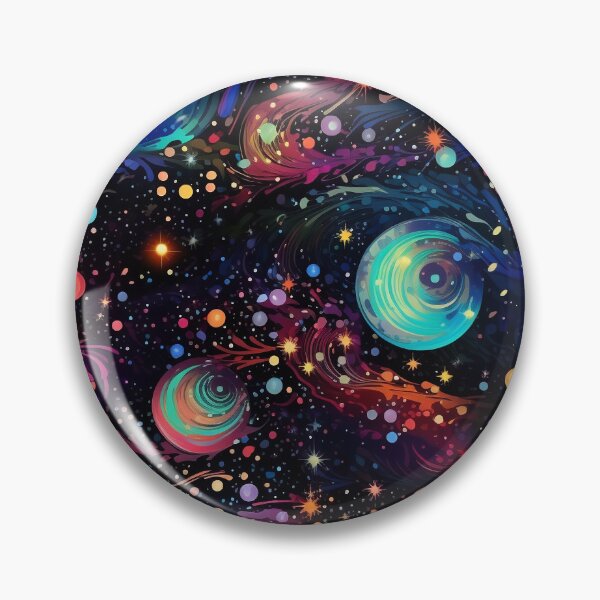 Artikelvorschau, Kosmisches, Stern-, Weltraummuster, inspiriert von Starfield entworfen und verkauft von MidArtForge.