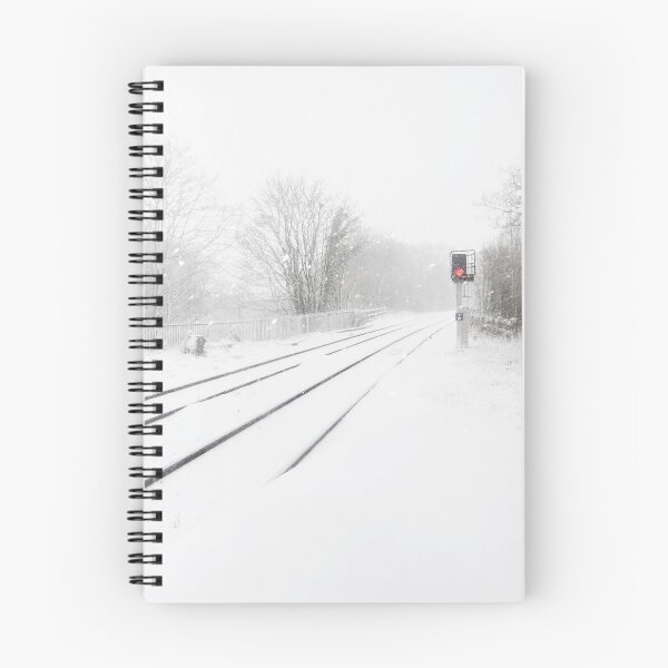 Item preview, Snowy Tracks, Penryn Station designed and sold by Andrew Hocking.