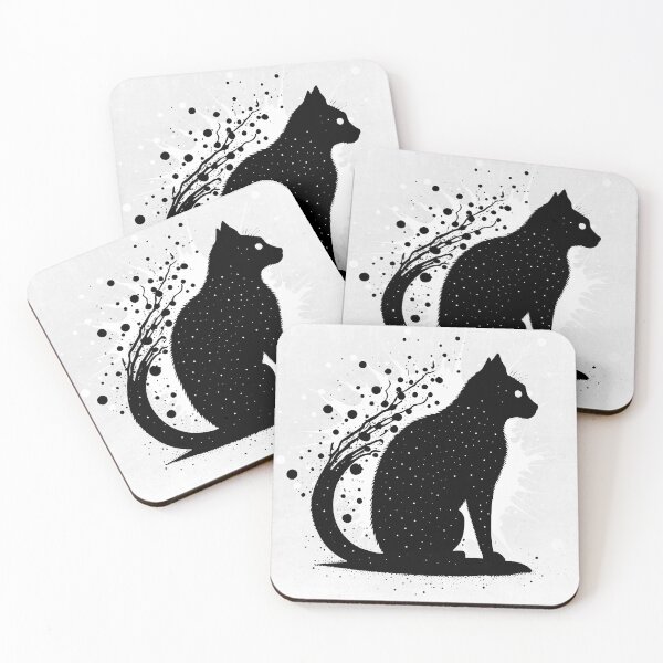 Item preview, Dark Ink Cats  designed and sold by tabemisa.