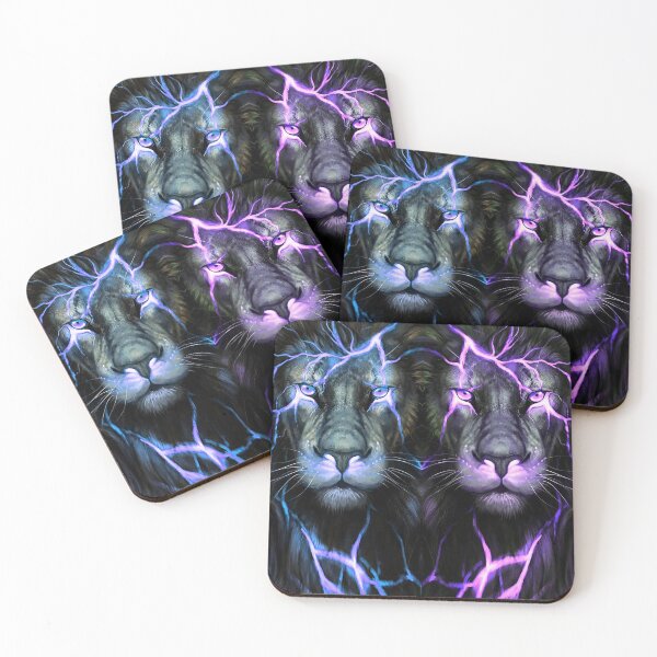 Item preview, Stylized lions in two colors designed and sold by MarcoDesigner78.