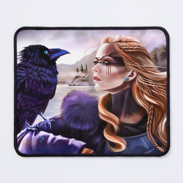 Item preview, A Raven and his Shield-maiden designed and sold by Amberakart.